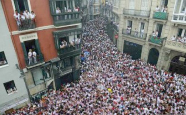 La Pamplona a fost dat startul curselor cu tauri